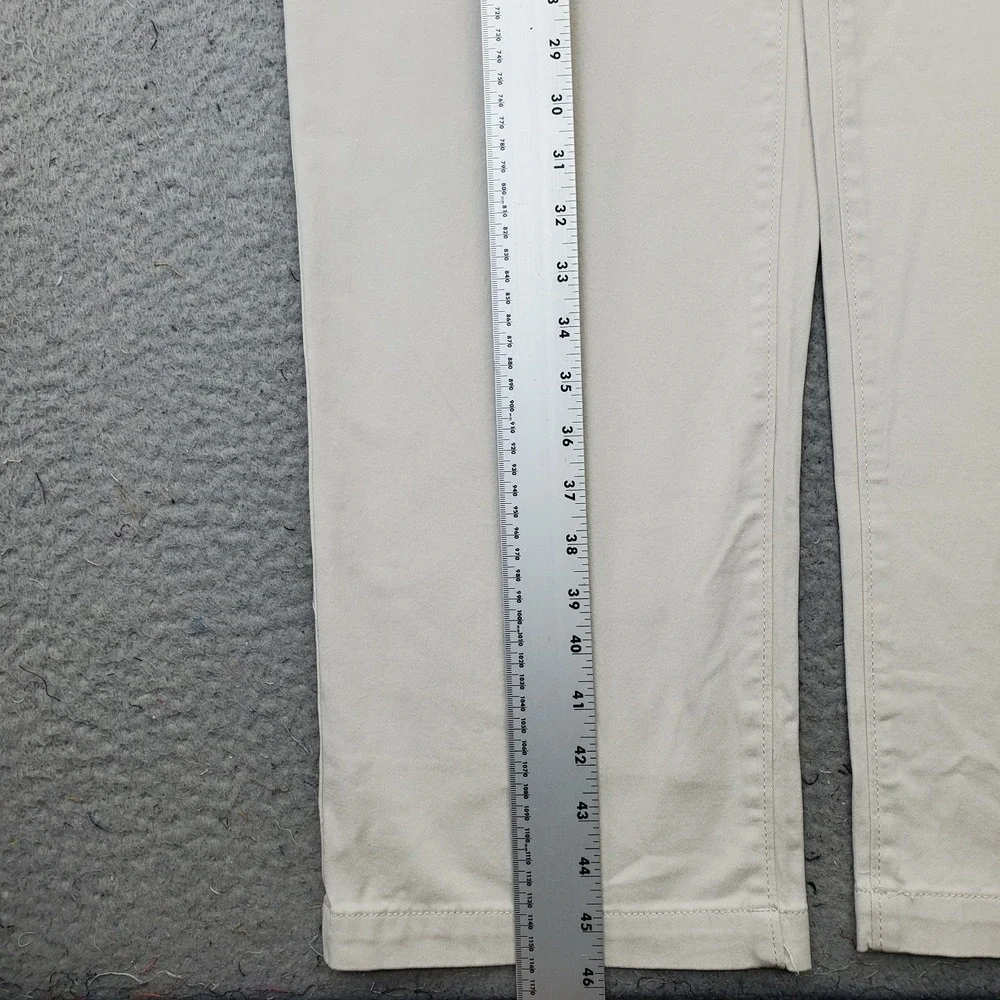 Sonoma Chino Pants Mens 40/36 Tan Flexwear Stretch Slash Pocket Straight Leg